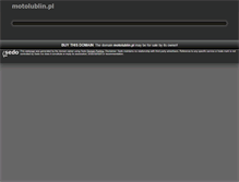 Tablet Screenshot of motolublin.pl